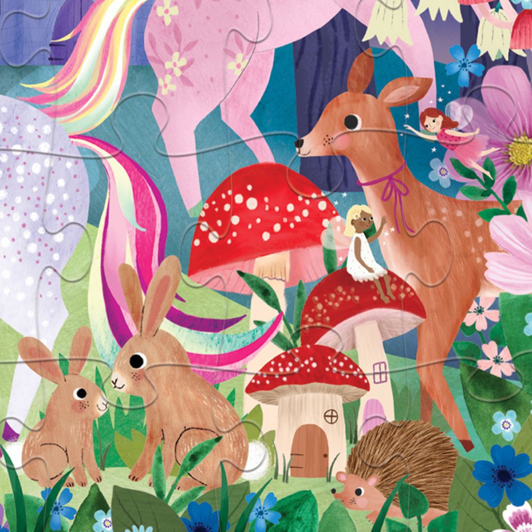 Crocodile Creek - Little Building Puzzle 24 pc | Unicorn Castle Puzzles Crocodile Creek 
