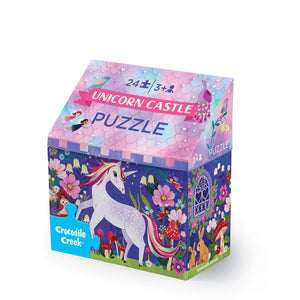 Crocodile Creek - Little Building Puzzle 24 pc | Unicorn Castle