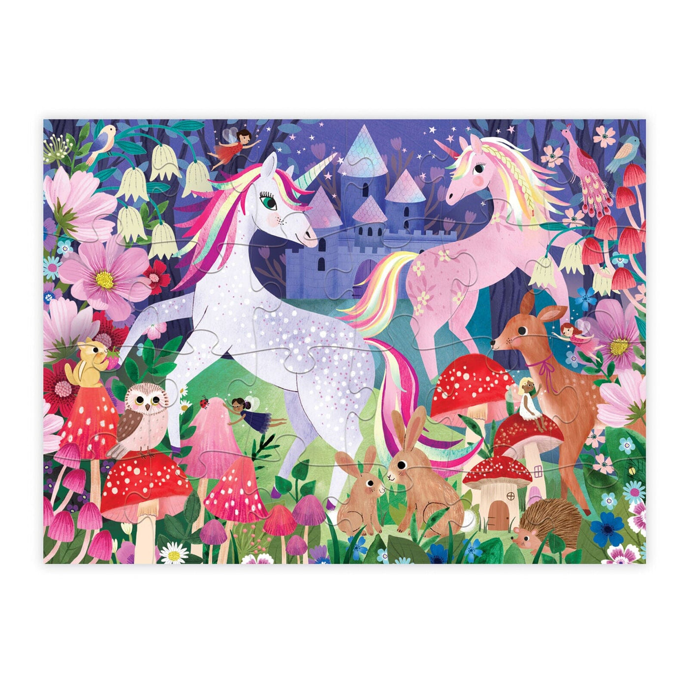 Crocodile Creek - Little Building Puzzle 24 pc | Unicorn Castle Puzzles Crocodile Creek 