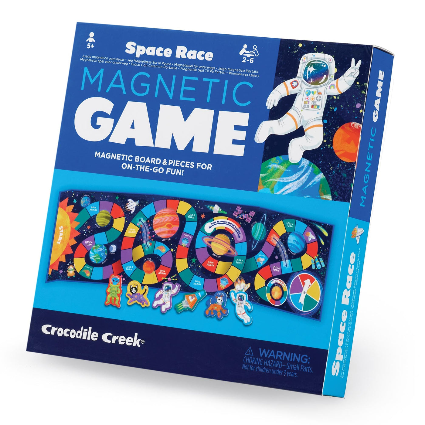 Crocodile Creek - Magnetic Game | Space Race Magnetic Play Crocodile Creek 