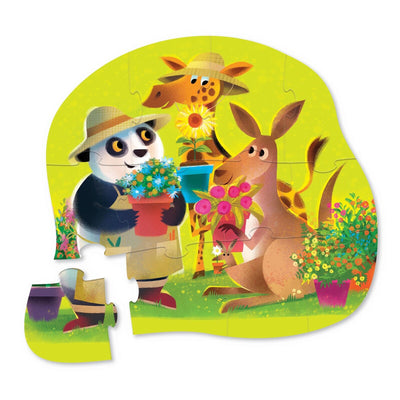 Crocodile Creek - Mini Puzzle 12pc | Flower Power Puzzles Crocodile Creek 