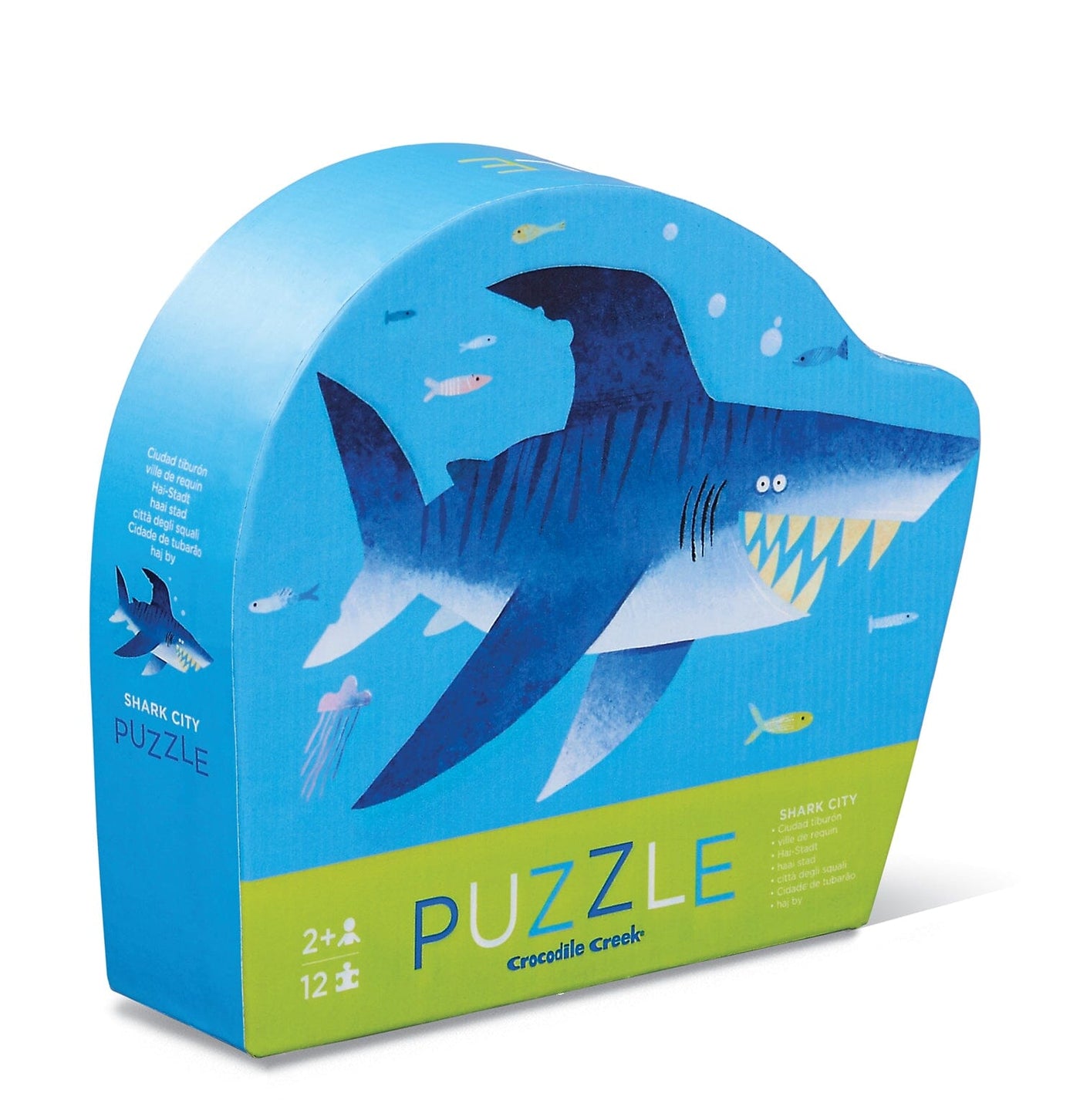 Crocodile Creek - Mini Puzzle 12pc | Shark City Puzzles Crocodile Creek 