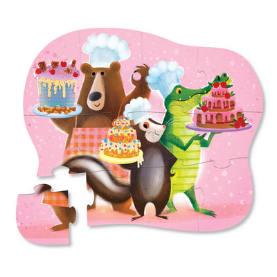 Crocodile Creek - Mini Puzzle 12pc | Sweet Treats Puzzles Crocodile Creek 