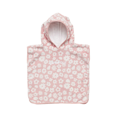 Crywolf Baby Hooded Towel - Blush Floral Towel Crywolf 