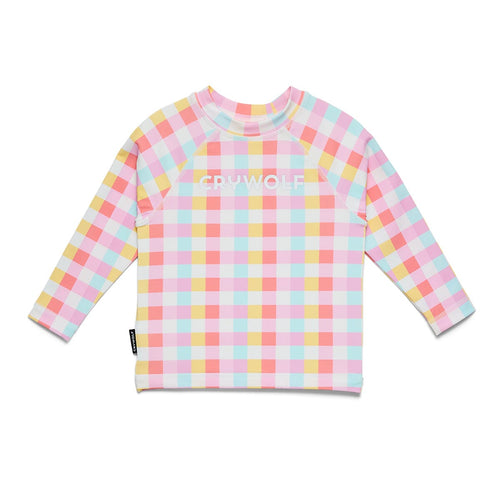 Crywolf - Baby Rash Vest | Pop Gingham