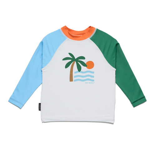 Crywolf - Baby Rash Vest | Seaside Colourblock
