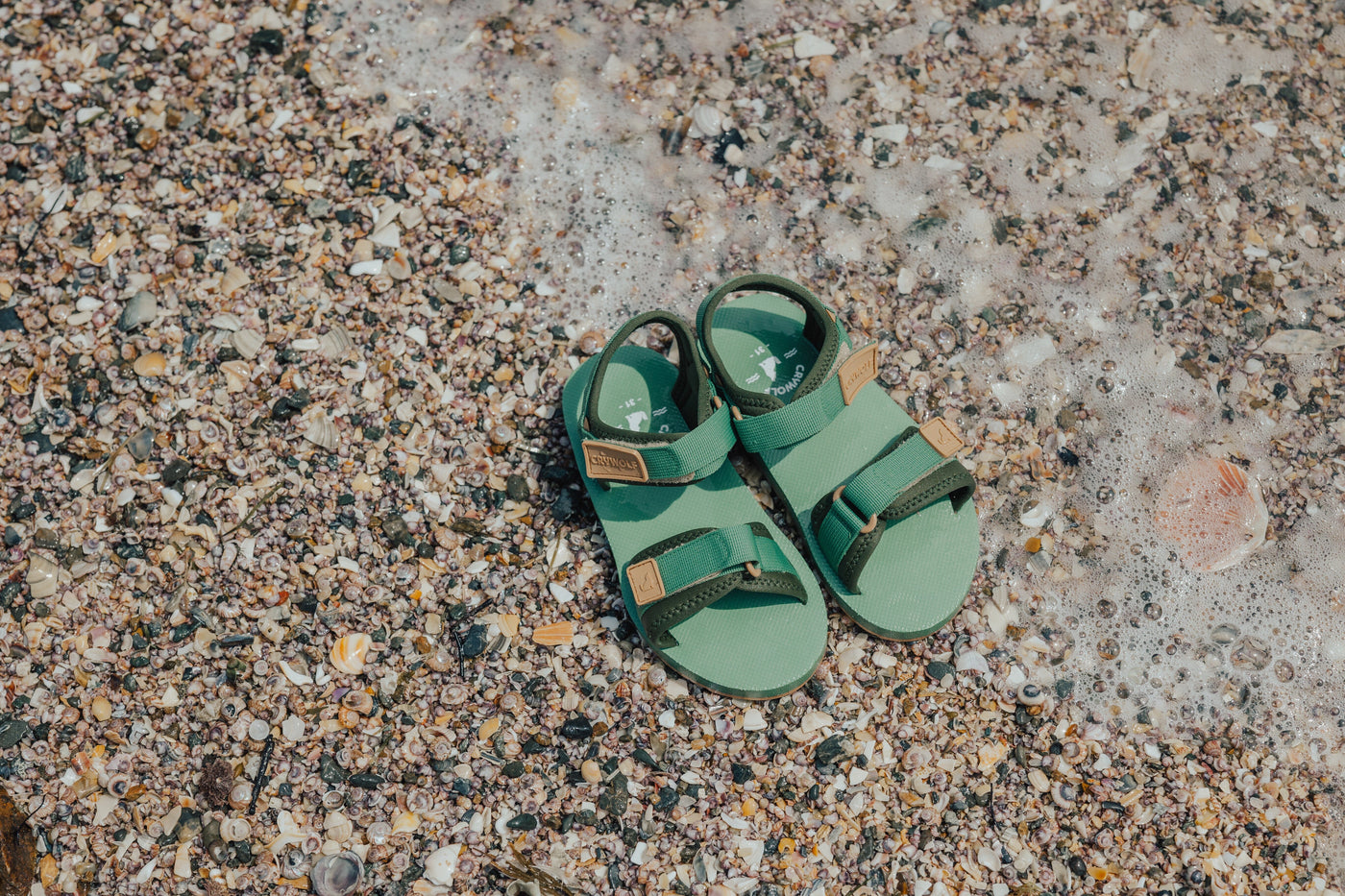 Crywolf Beach Sandal - Coastal Green Sandal Crywolf 