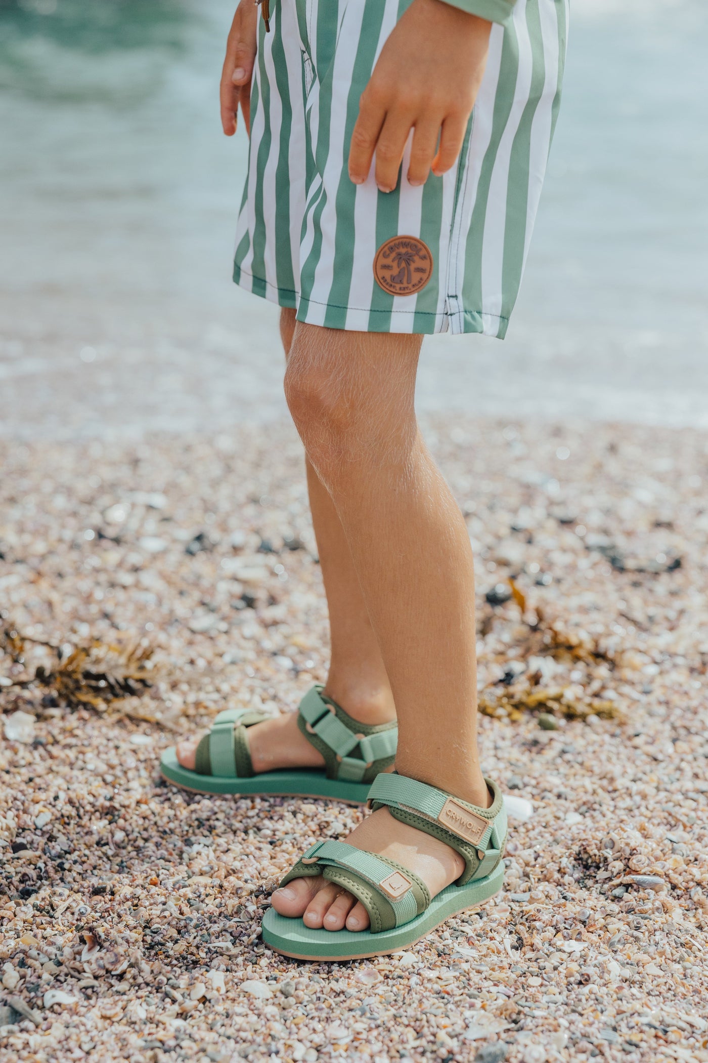 Crywolf Beach Sandal - Coastal Green Sandal Crywolf 