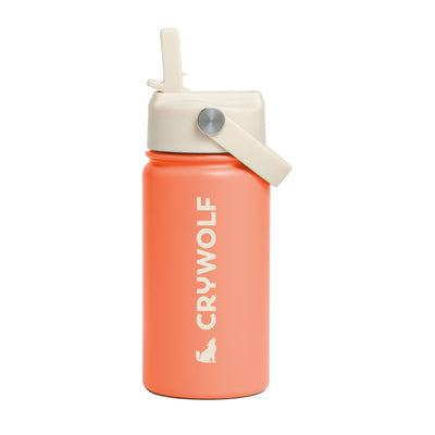 Crywolf Drink Bottle - Coral Mealtime Crywolf 