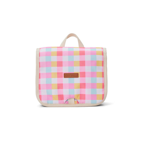 Crywolf - Hanging Toiletry Bag | Pop Gingham