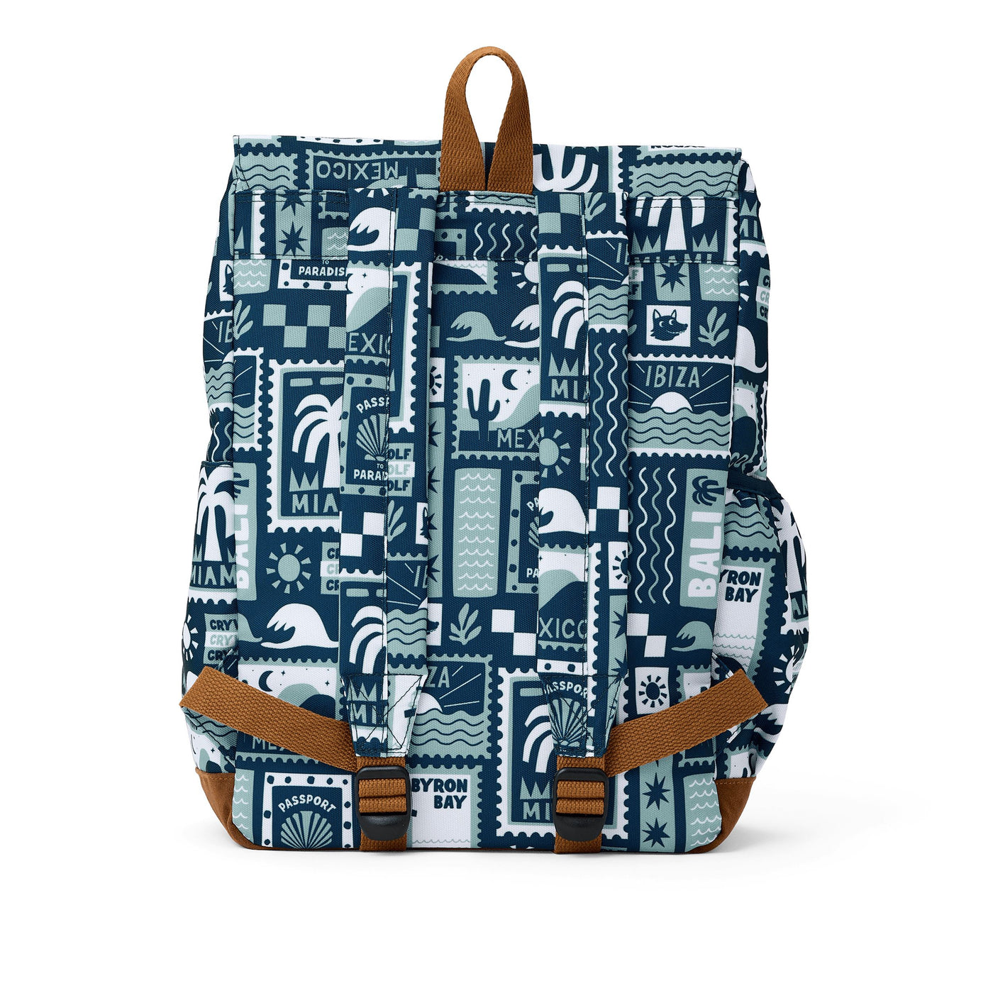 Crywolf Knapsack - Blue Postcards Backpacks Crywolf 