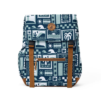 Crywolf Knapsack - Blue Postcards Backpacks Crywolf 