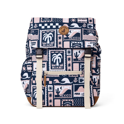 Crywolf Knapsack - Blush Postcards Backpacks Crywolf 