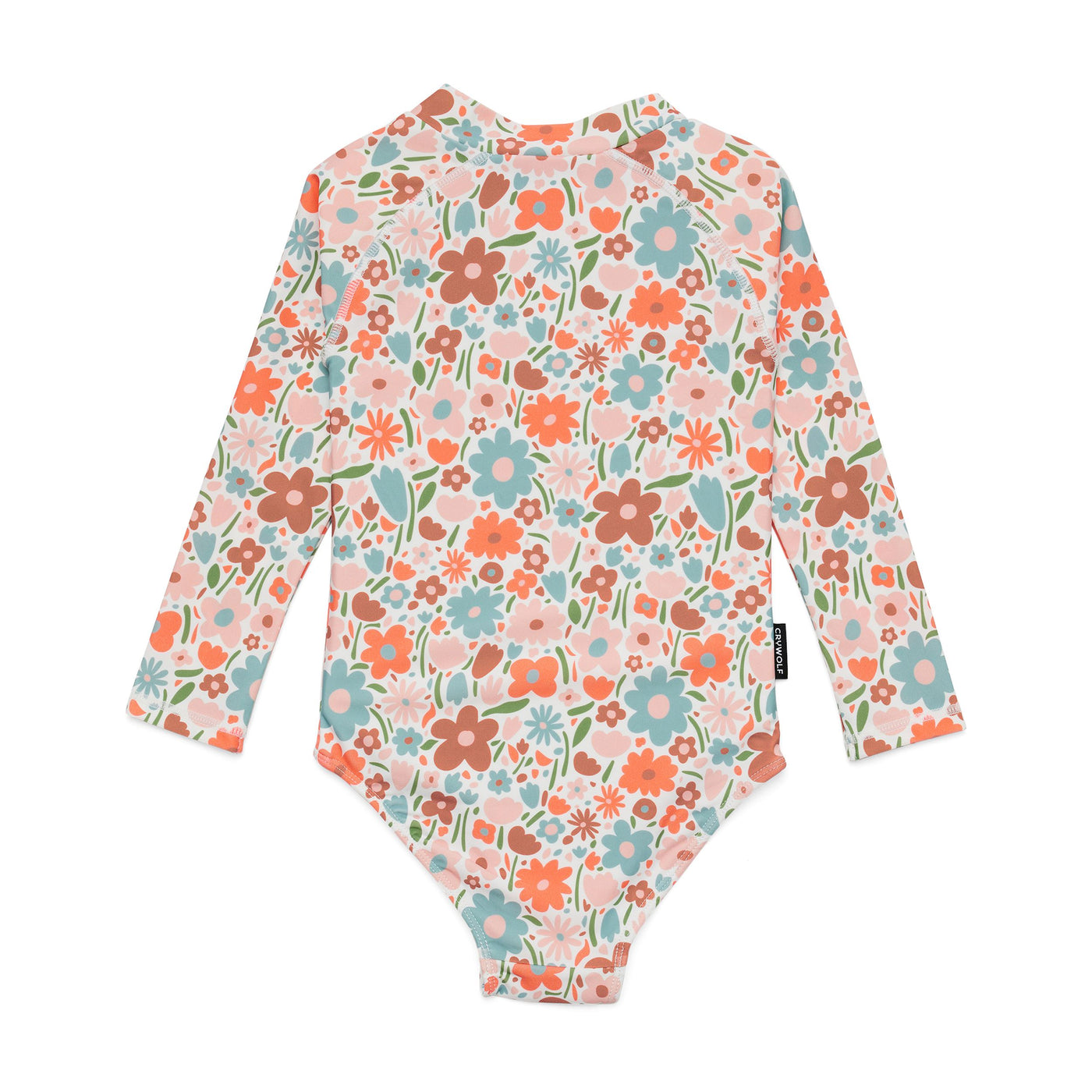 Crywolf Long Sleeve Swimsuit - Flower Market One-Piece Swimsuit Crywolf 