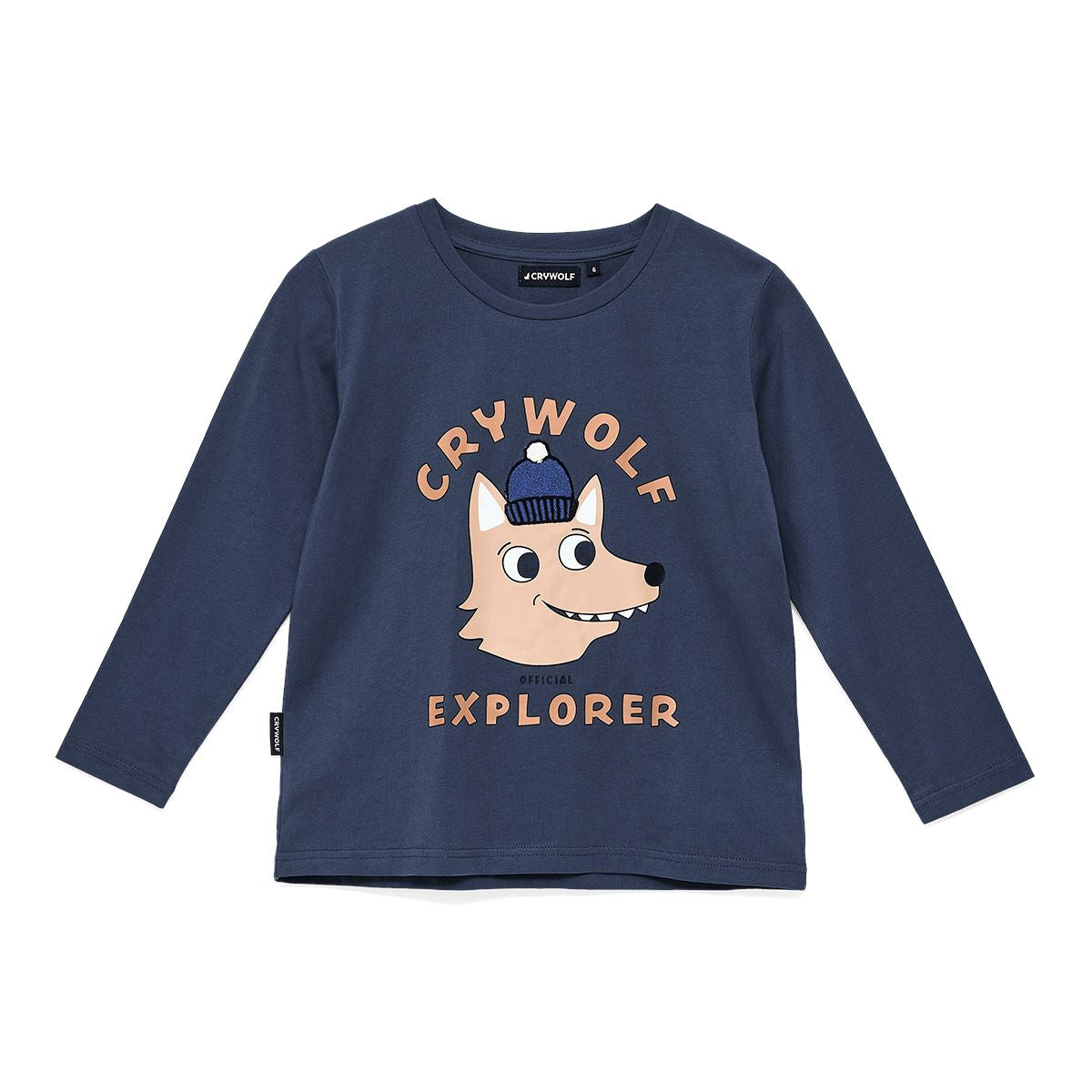 Crywolf Long Sleeve T-Shirt - Indigo Explorer Long Sleeve T-Shirt Crywolf 