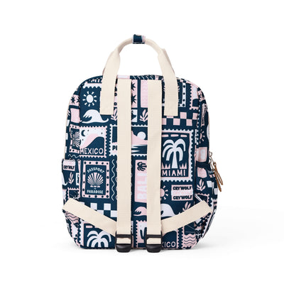 Crywolf Mini Backpack - Blush Postcards Backpacks Crywolf 