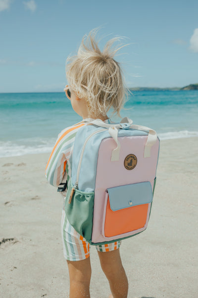 Crywolf Mini Backpack - Sunset Colour Block Backpacks Crywolf 