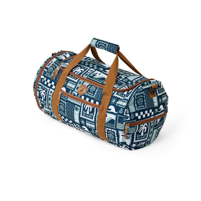 Crywolf Packable Duffel Bag - Blue Postcards Duffle Bags Crywolf 