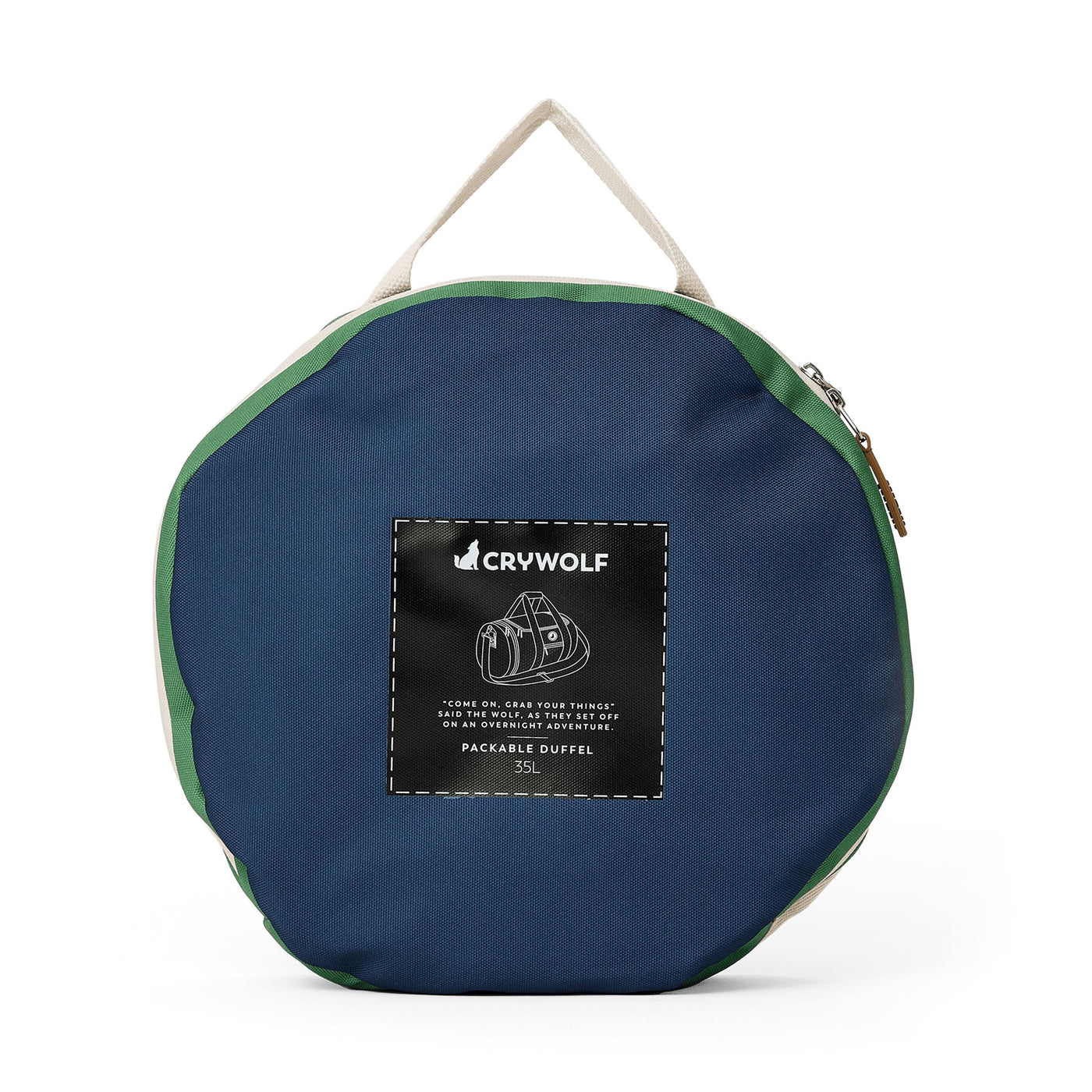 Crywolf Packable Duffel Bag - Ocean Colour Block Duffle Bags Crywolf 