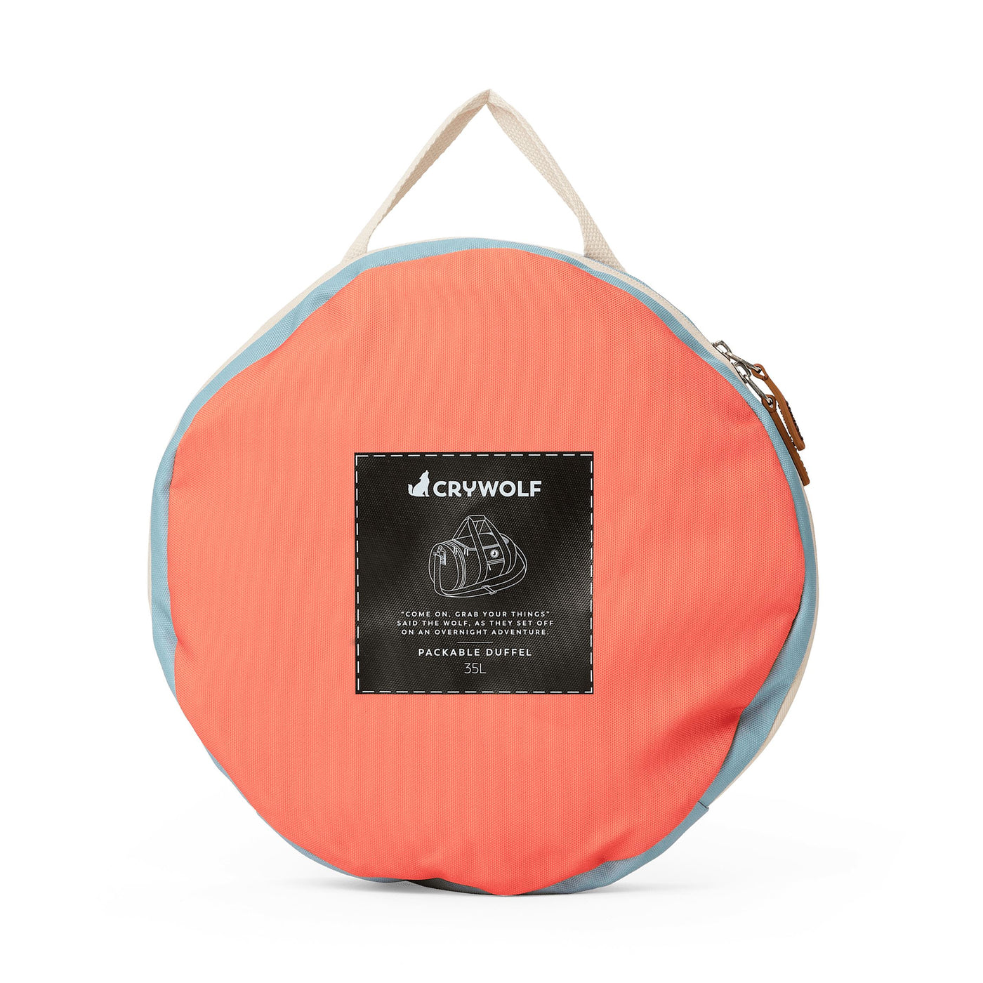 Crywolf Packable Duffel Bag - Sunset Colour Block Duffle Bags Crywolf 