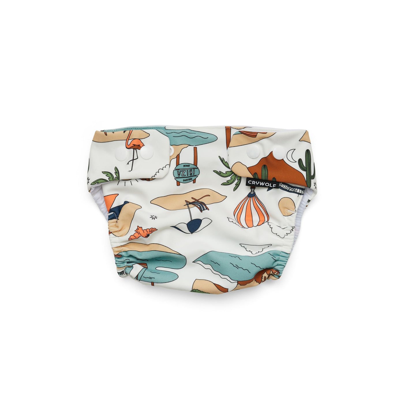 Crywolf Reusable Swim Nappy - Paradise Swim Nappy Crywolf 