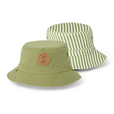 Crywolf Reversible Bucket Hat - Coastal Stripe Hats Crywolf 