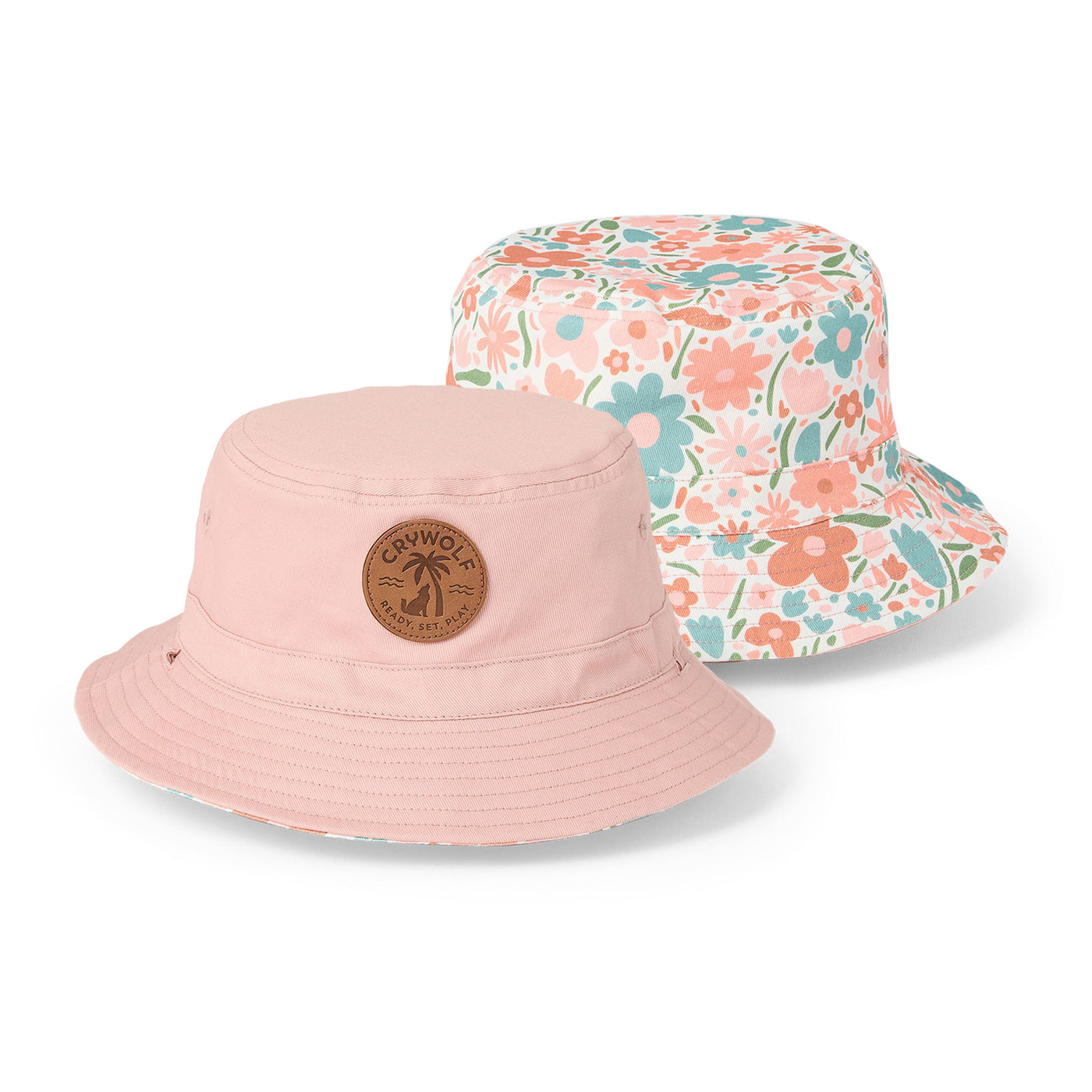 Crywolf Reversible Bucket Hat - Flower Market Hats Crywolf 