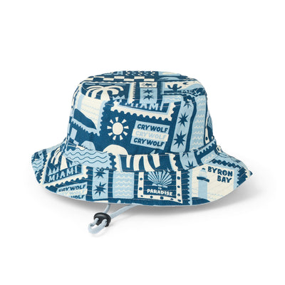 Crywolf Reversible Bucket Hat - Postcards Hats Crywolf 