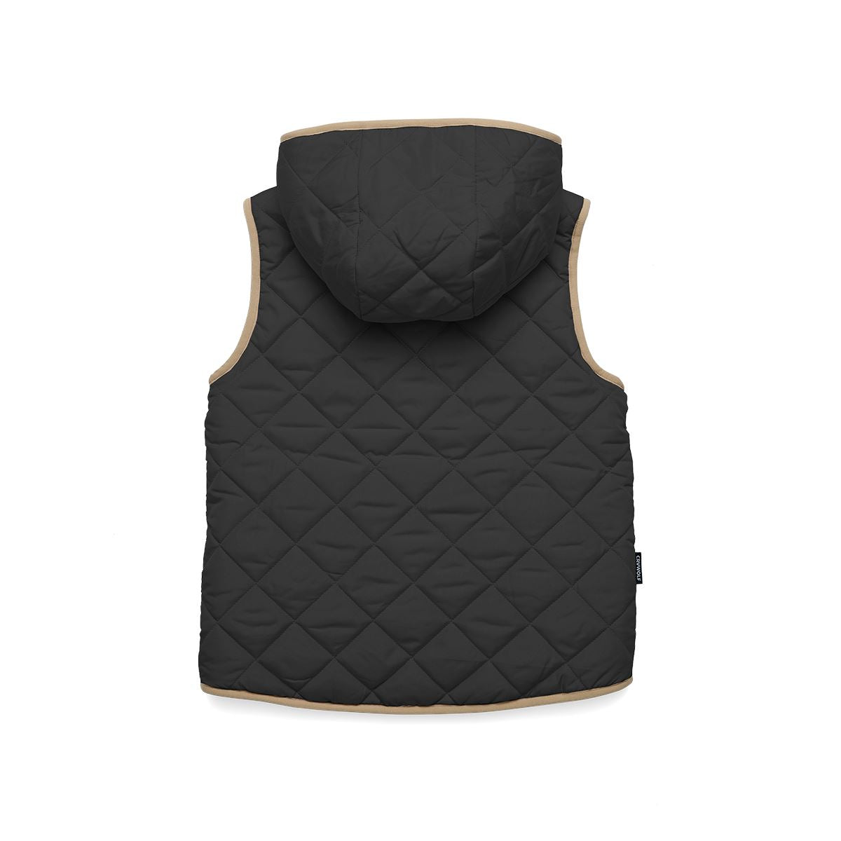 Crywolf Reversible Yeti Vest - Black/Camel Vest Crywolf 