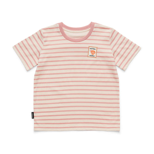 Crywolf Sun Smart T-Shirt - Blush Stripe