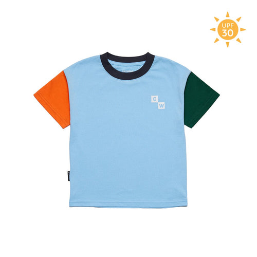 Crywolf - Sun Smart T-Shirt | Seaside Colourblock