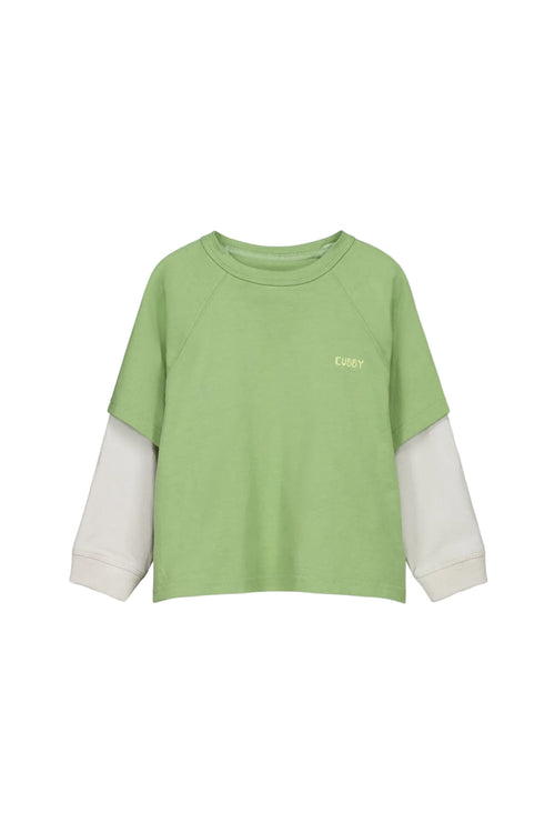 Cubby - Rocky Layered Top | Avo/Dove