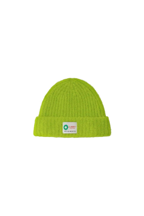 Cubby - Teddy Beanie | Lime - PRE ORDER
