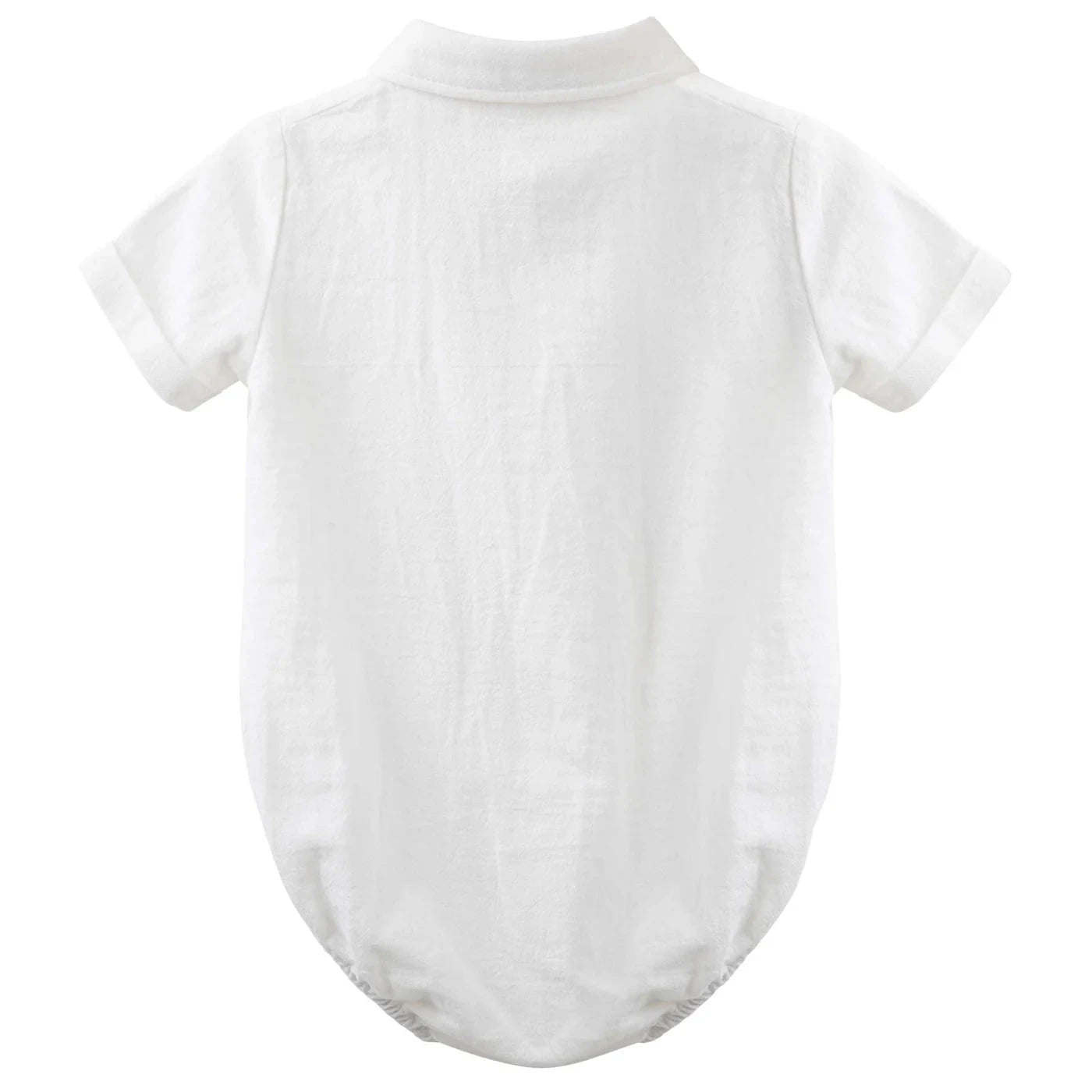 Designer Kidz - Archie S/S Button Romper | Ivory Romper Designer Kidz 