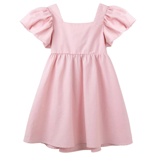 Designer Kidz - Grace Tie Back Dress | Pale Pink