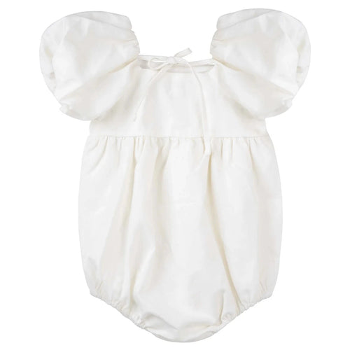 Designer Kidz - Grace Tie Back Romper | Ecru
