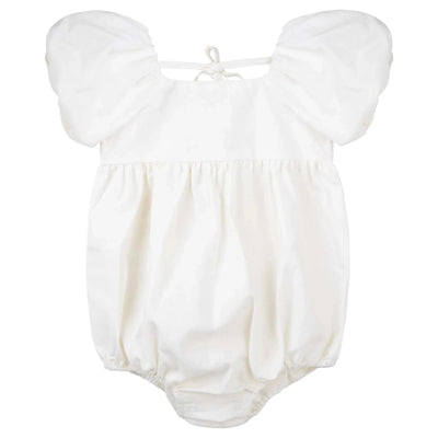 Designer Kidz - Grace Tie Back Romper | Ecru Romper Designer Kidz 