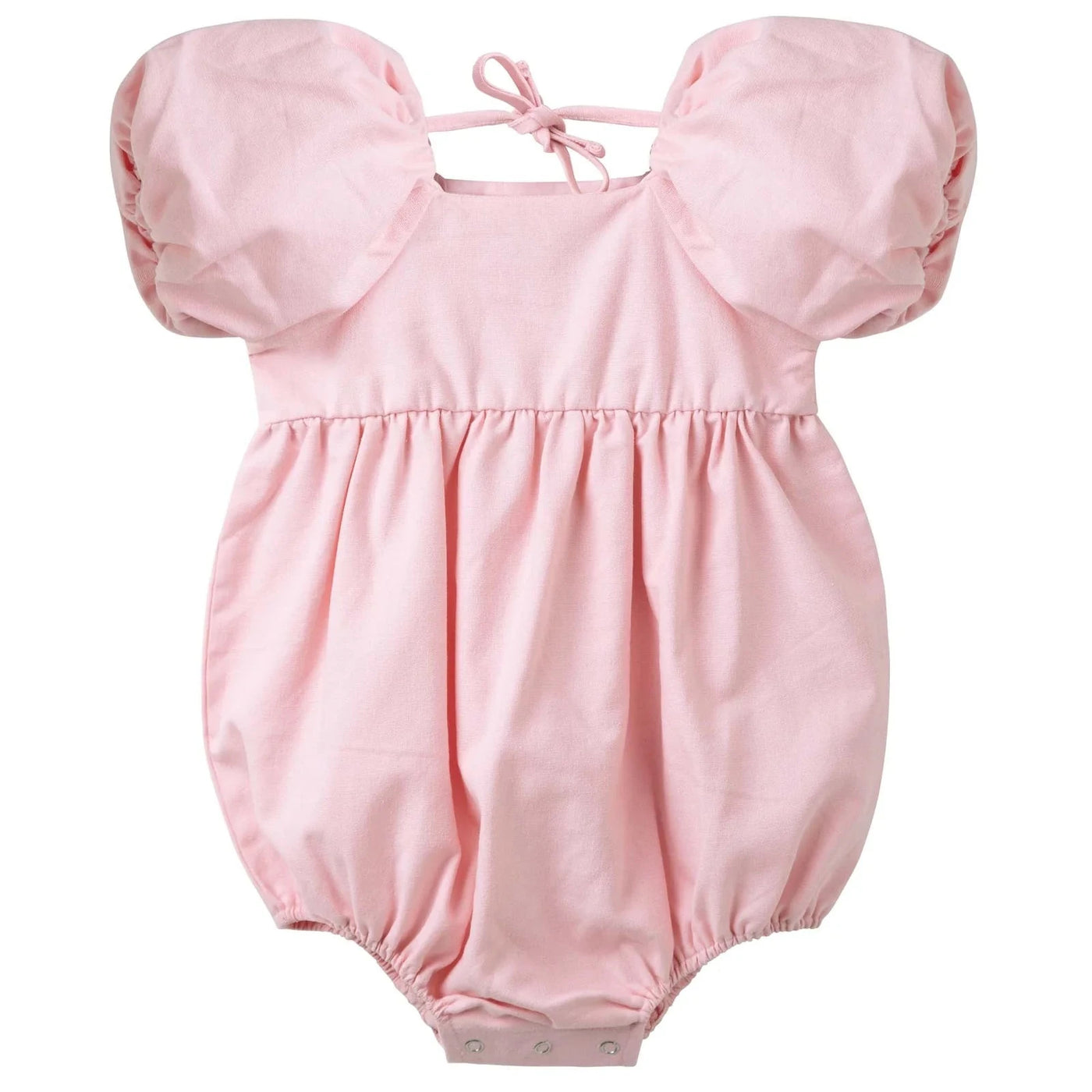 Designer Kidz - Grace Tie Back Romper | Pale Pink Romper Designer Kidz 