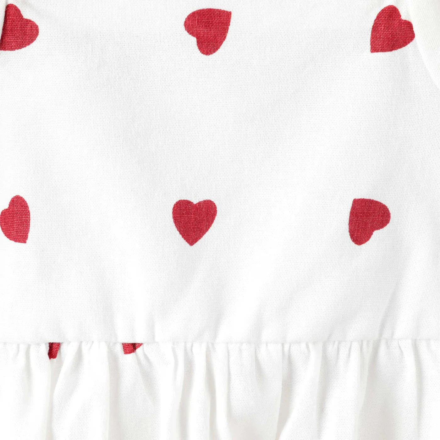 Designer Kidz - Love Hearts Puff Sleeve Romper Romper Designer Kidz 