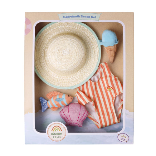 Dinkum Dolls - Boardwalk Beach Set