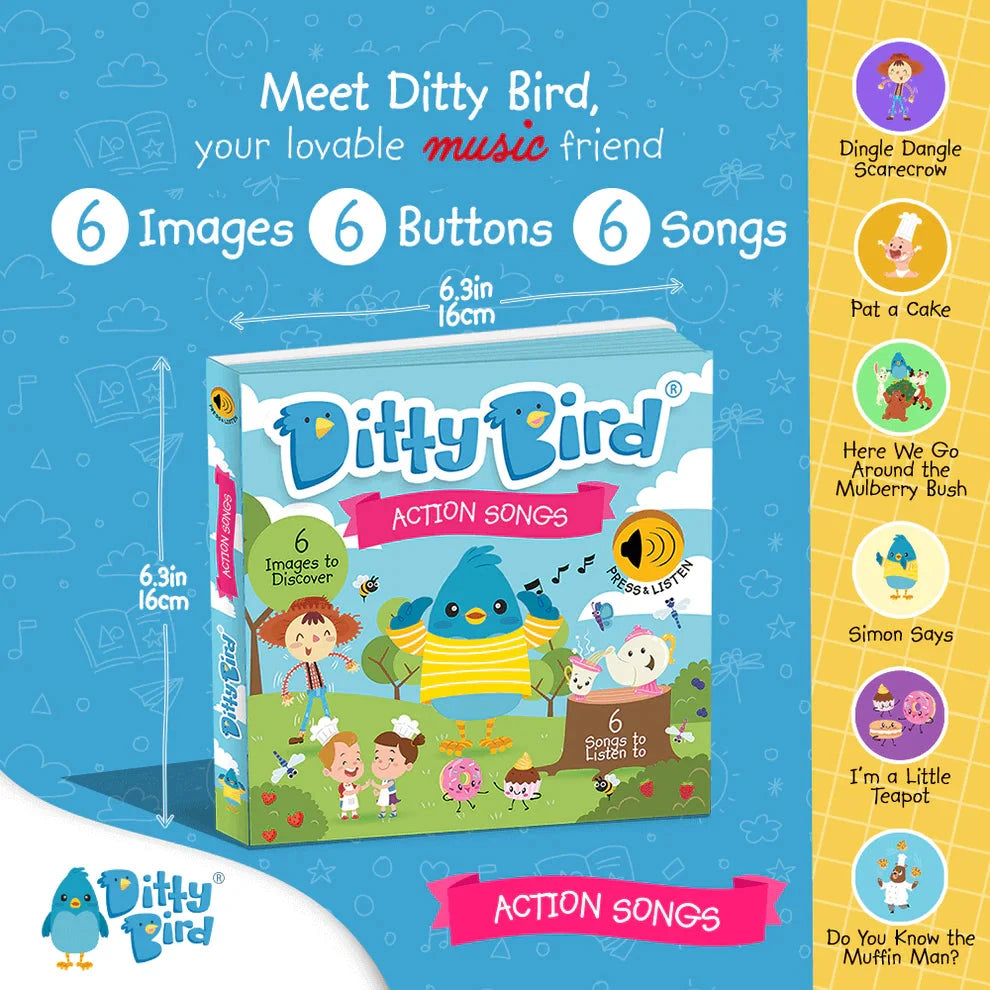 Ditty Bird - Action Songs Books Ditty Bird 