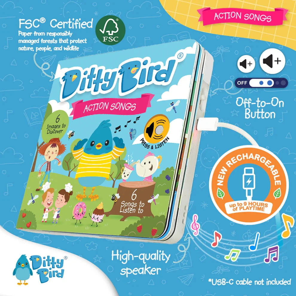 Ditty Bird - Action Songs Books Ditty Bird 