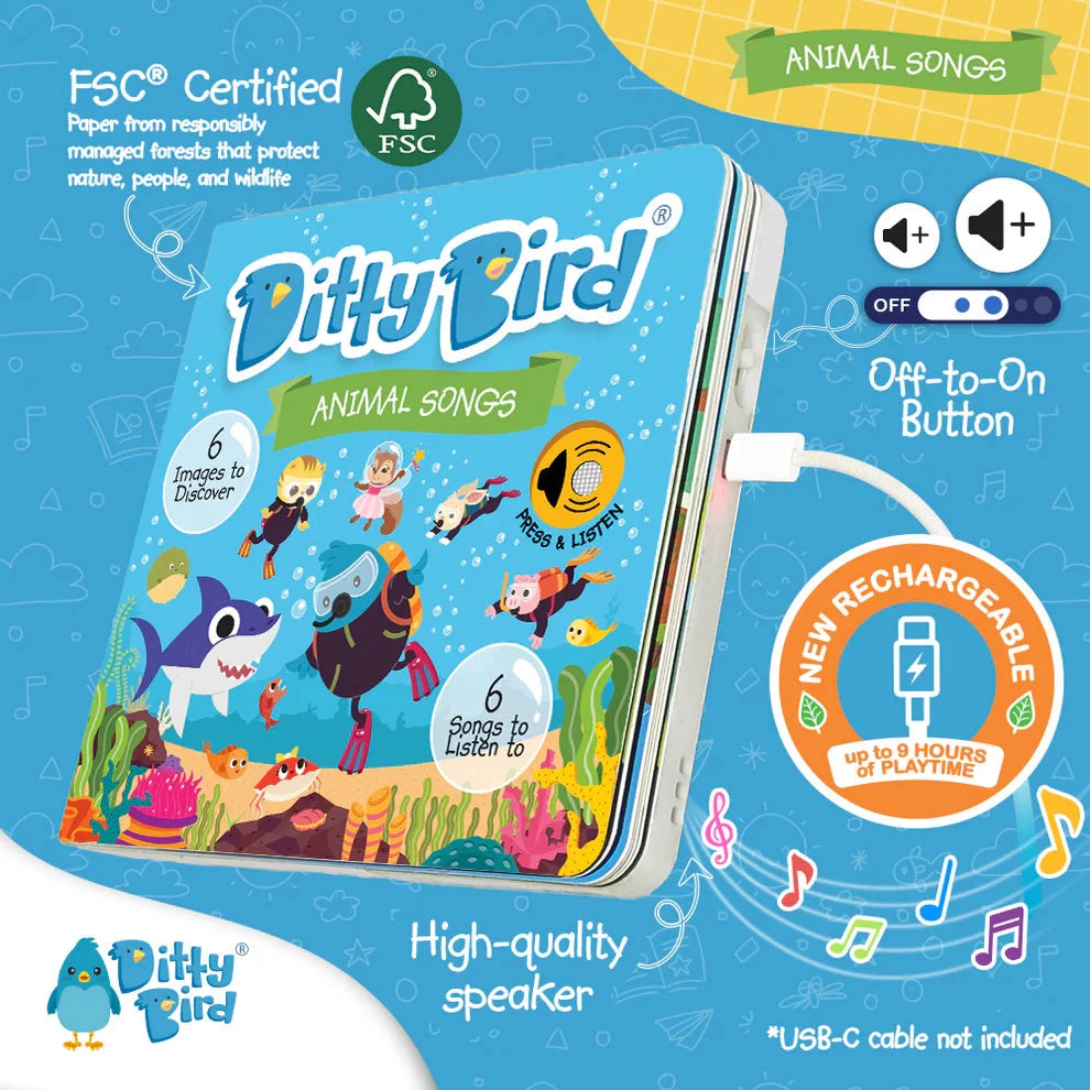 Ditty Bird - Animal Songs Books Ditty Bird 