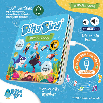 Ditty Bird - Animal Songs Books Ditty Bird 