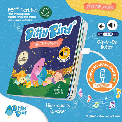 Ditty Bird - Bedtime Songs Books Ditty Bird 
