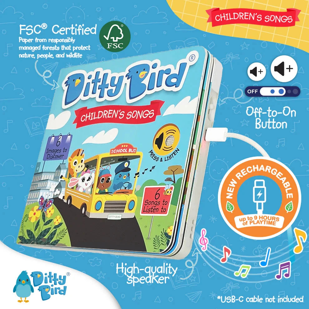 Ditty Bird - Children's Songs Books Ditty Bird 