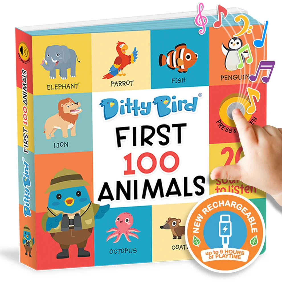 Ditty Bird - First 100 Animals Books Ditty Bird 