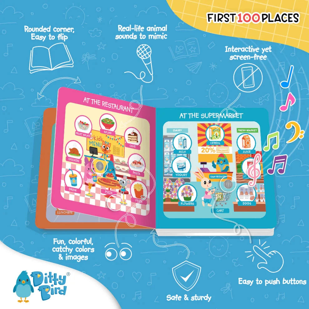 Ditty Bird - First 100 Places Books Ditty Bird 