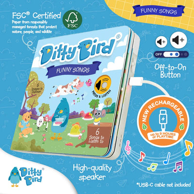Ditty Bird - Funny Songs Books Ditty Bird 