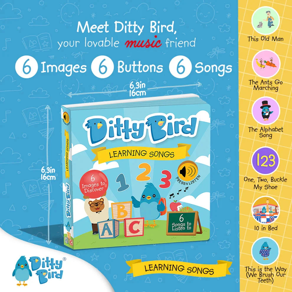 Ditty Bird - Learning Songs Books Ditty Bird 